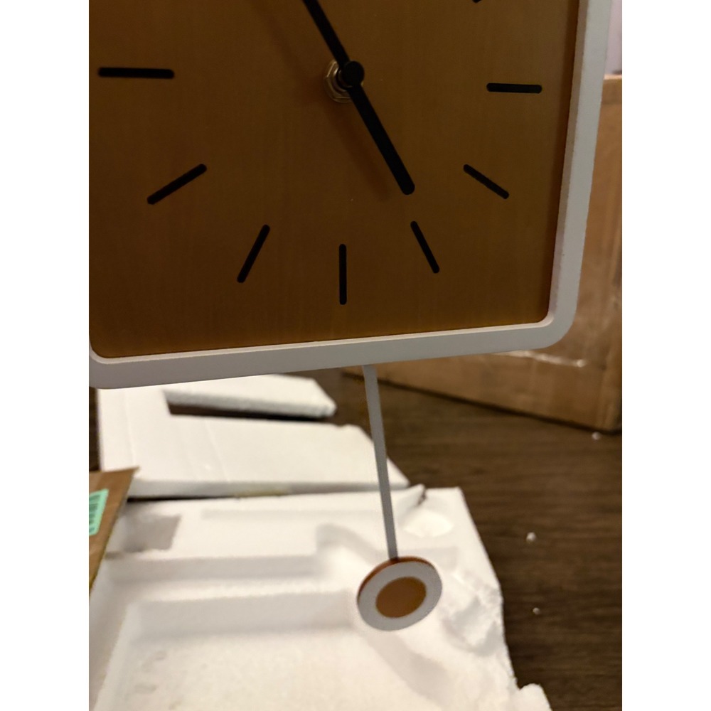 New SHISEDECO Modern Clock Wall Clock With Pendulum and Bird Natural Cuckoo Call - Picture 7 of 8